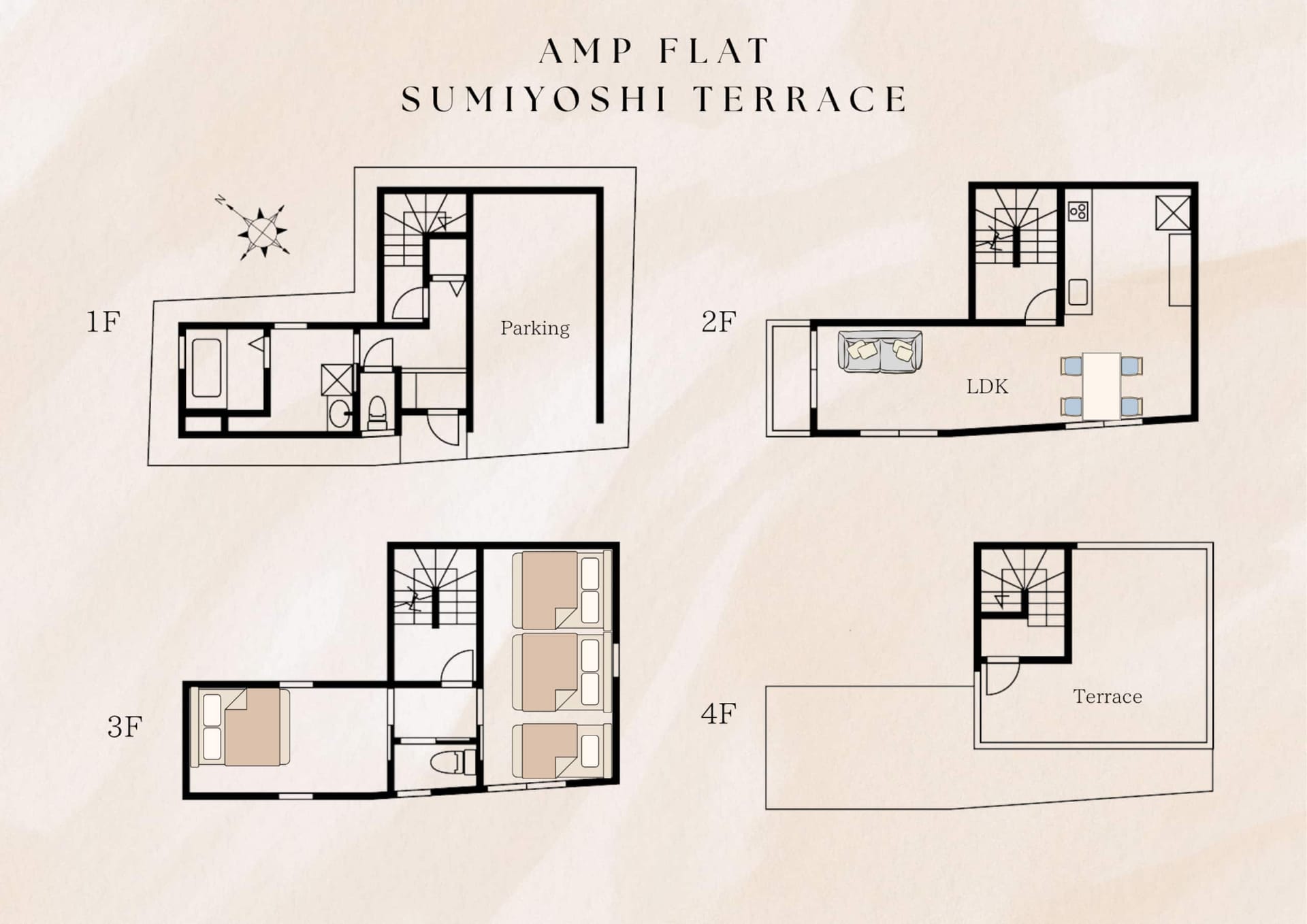 Sumiyoshi Terrace floor plan